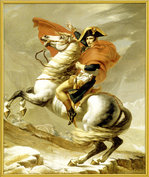 拿破崙跨越阿爾卑斯山(M)  |產品|各國名畫