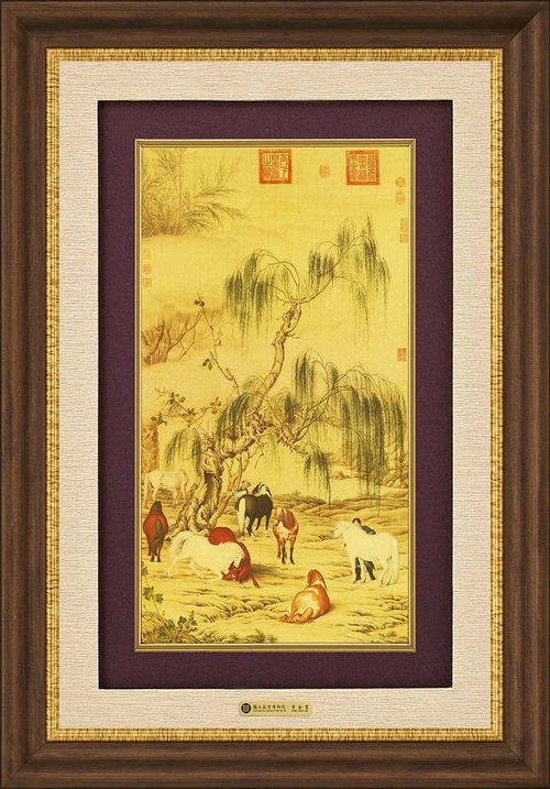 典藏－八駿圖