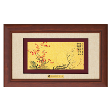 如意-梅花竹葉