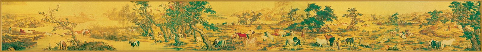 極品-百駿圖(M) 畫心